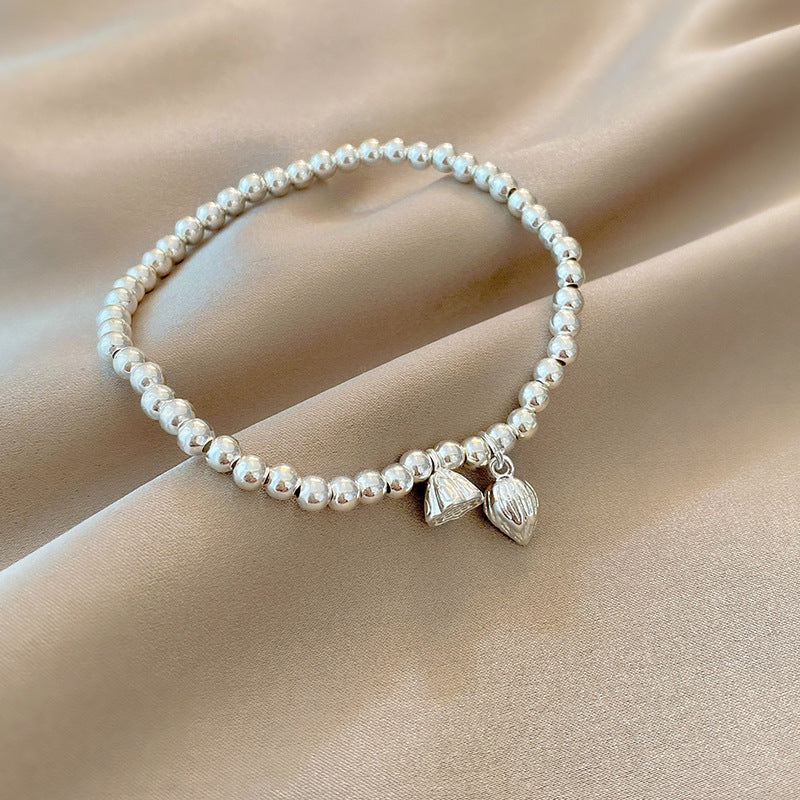 Wholesale Simple Pearl Copper Bracelet
